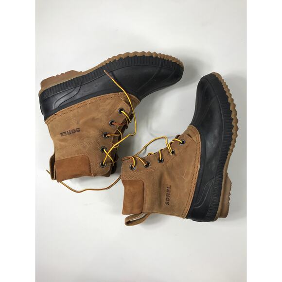 Sorel Men's 12 Waterproof Cheyanne II Lace-Up Cold Weather Duck Boots Winter - Picture 5 of 10